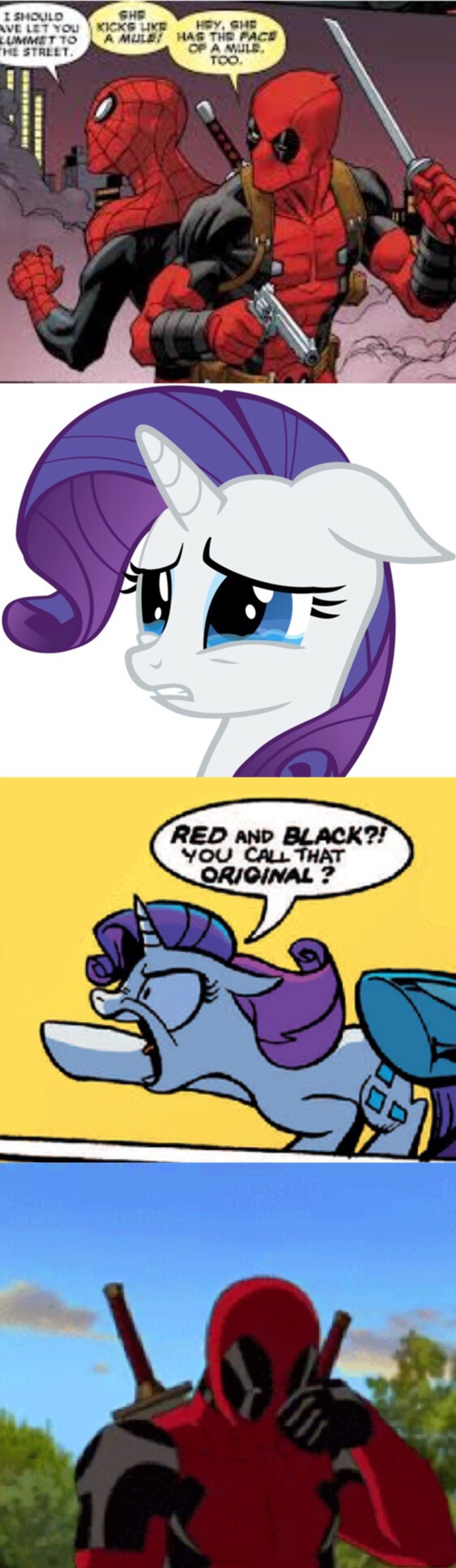 701279 Comeback Comic Crying Deadpool Insult Insulting Rarity