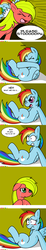 Size: 513x2808 | Tagged: safe, artist:claireannecarr, rainbow dash, ask maplejack, g4, ask, cowboys and equestrians, female, lesbian, mad (tv series), mad magazine, maplejack, mistaken identity, ship:appledash, shipping, tumblr