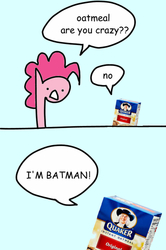 Size: 498x750 | Tagged: safe, artist:wollap, pinkie pie, g4, batman, comic, oatmeal, oatmeal are you crazy, wat