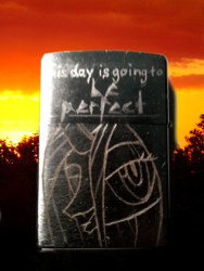 Size: 2448x3264 | Tagged: safe, artist:vvres, queen chrysalis, g4, handmade, high res, lighter, zippo