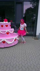 Size: 1840x3264 | Tagged: safe, artist:insanelolitamiku, pinkie pie, human, g4, cosplay, irl, irl human, photo