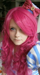 Size: 333x626 | Tagged: safe, artist:mangobaka, pinkie pie, human, g4, cosplay, irl, irl human, photo