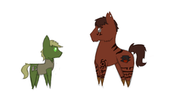 Size: 544x303 | Tagged: safe, artist:facade, oc, oc only, oc:brimstone blitz, oc:murky, fallout equestria, fallout equestria: murky number seven, pointy ponies