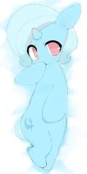 Size: 512x1024 | Tagged: safe, artist:oowob, trixie, pony, unicorn, g4, body pillow, body pillow design, female, hooves, licking, mare, solo, tongue out