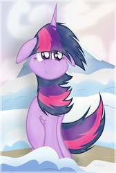 Size: 1007x1500 | Tagged: safe, artist:kristysk, twilight sparkle, g4, female, solo, windswept mane