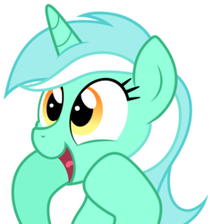 Size: 4734x5000 | Tagged: safe, artist:gsphere, edit, lyra heartstrings, pony, unicorn, g4, absurd resolution, cute, female, happy, little tongue, lyrabetes, mare, open mouth, simple background, solo, transparent background, vector