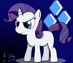 Size: 1024x889 | Tagged: safe, artist:hllday, rarity, pony, unicorn, g4, cutie mark, female, filly, filly rarity, solo, younger