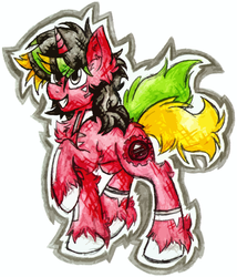 Size: 936x1092 | Tagged: safe, artist:php166, oc, oc only, oc:reject, oc:soundtrack, pony, cutie mark, male, stallion