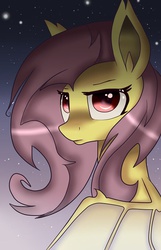 Size: 470x732 | Tagged: safe, artist:galaxytwentysix, fluttershy, g4, female, flutterbat, solo