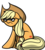 Size: 1000x1117 | Tagged: safe, artist:razya, applejack, g4, female, grumpy, grumpyjack, solo