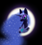 Size: 1025x1080 | Tagged: safe, artist:darkonix, nightmare moon, g4, bunny ears, moon