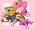 Size: 1024x866 | Tagged: safe, artist:spanish-scoot, pinkie pie, g4, amigo, crossover, samba de amigo, sega