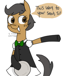 Size: 2625x3127 | Tagged: safe, artist:meowing-ghost, oc, oc only, earth pony, pony, clothes, high res, maid, solo