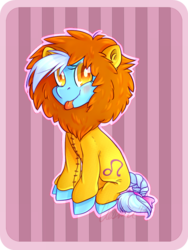 Size: 756x1008 | Tagged: safe, artist:astrequin, :p, leo, ponyscopes, solo