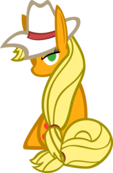 Size: 2000x3050 | Tagged: safe, artist:limeylassen, applejack, g4, high res, simple background, transparent background, vector