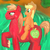 Size: 640x640 | Tagged: safe, artist:kutejnikov, applejack, big macintosh, earth pony, pony, g4, applejack riding big macintosh, fine art parody, male, ponies riding ponies, raised hoof, riding, smiling, stallion, unamused