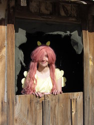 Size: 1024x1365 | Tagged: safe, artist:faeiri, fluttershy, human, g4, cosplay, irl, irl human, photo