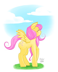 Size: 2000x2500 | Tagged: safe, artist:pigixd, fluttershy, g4, female, high res, solo