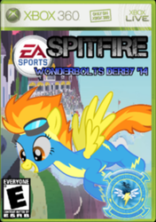 Size: 414x588 | Tagged: safe, spitfire, g4, 2014, derby, ea sports, electronic arts, video game, vinyll thrash, wonderbolts, xbox 360