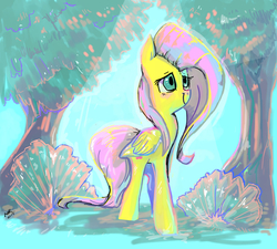 Size: 1000x900 | Tagged: safe, artist:staticdragon1, fluttershy, g4, female, solo