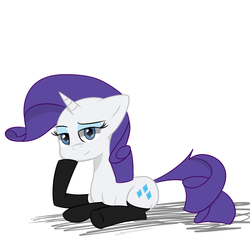 Size: 2048x2048 | Tagged: safe, artist:nuke928, rarity, g4, bedroom eyes, clothes, female, high res, socks, solo