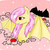 Size: 1024x1024 | Tagged: safe, artist:octaviamus, fluttershy, g4, female, flutterbat, solo