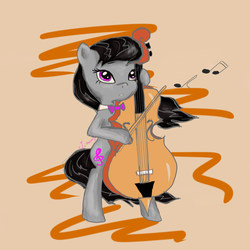 Size: 1024x1024 | Tagged: safe, artist:octaviamus, octavia melody, g4, cello, female, musical instrument, solo