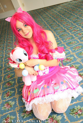 Size: 648x960 | Tagged: safe, pinkie pie, human, g4, cosplay, irl, irl human, photo