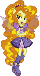 Size: 3000x5761 | Tagged: safe, artist:theshadowstone, adagio dazzle, equestria girls, g4, my little pony equestria girls: rainbow rocks, female, ponied up, simple background, solo, transparent background, vector