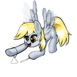 Size: 1000x1000 | Tagged: safe, artist:finalaspex, derpy hooves, pegasus, pony, g4, female, mare, triangle