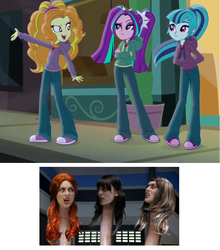 Size: 787x893 | Tagged: safe, adagio dazzle, aria blaze, sonata dusk, equestria girls, g4, my little pony equestria girls, my little pony equestria girls: rainbow rocks, aquabats, aquabats super show, female, gem, siren gem, the dazzlings