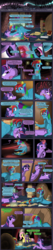 Size: 2496x11800 | Tagged: safe, artist:seventozen, fluttershy, rainbow dash, spike, twilight sparkle, comic:rocket to insanity, fanfic:rocket to insanity, g4, comic, fanfic, fanfic art, possessed