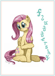 Size: 1275x1753 | Tagged: safe, artist:eclairrose, fluttershy, g4, female, solo, traditional art