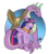 Size: 1213x1355 | Tagged: safe, artist:kiramoses, owlowiscious, spike, twilight sparkle, alicorn, pony, g4, female, mare, older, simple background, transparent background, twilight sparkle (alicorn)