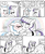 Size: 500x607 | Tagged: safe, artist:foudubulbe, maud pie, trixie, earth pony, pony, unicorn, comic:damp rocks, g4, baka, blushing, comic, female, kiss on the lips, kissing, lesbian, ship:mauxie, shipping, shocked, sparkles, surprised, sweat, tsundere, tsunderixie