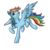 Size: 3000x3000 | Tagged: safe, artist:darknightdragon1, rainbow dash, pegasus, pony, g4, female, high res, solo, tongue out