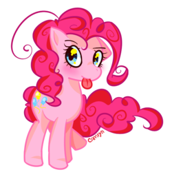 Size: 600x600 | Tagged: safe, artist:chickeneatsrainbows, pinkie pie, earth pony, pony, g4, female, solo