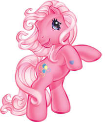 Size: 400x465 | Tagged: safe, pinkie pie (g3), pony, g3, cartoon, female, mare, simple background, solo, white background