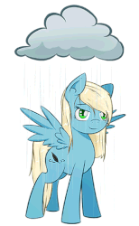 Size: 300x486 | Tagged: safe, artist:itspencilguy, oc, oc only, oc:tailwind, pegasus, pony, fallout equestria, fallout equestria: frozen skies, animated
