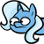 Size: 50x50 | Tagged: safe, artist:egophiliac, trixie, pony, unicorn, g4, exploitable trixie, female, inconvenient trixie, lowres, mare, picture for breezies, simple background, solo, transparent background, woonoggles