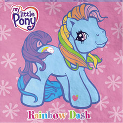 Size: 300x301 | Tagged: safe, rainbow dash, rainbow dash (g3), g3, g4, official, napkin