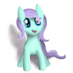 Size: 2100x2100 | Tagged: safe, artist:farondk, oc, oc only, oc:inky sky, female, filly, high res, simple background, solo, starry eyes