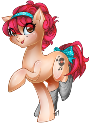Size: 1248x1719 | Tagged: safe, artist:couratiel, oc, oc only, oc:sock hop, clothes, socks, solo