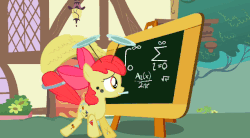 Size: 612x338 | Tagged: safe, screencap, apple bloom, g4, the cutie pox, animated, cutie pox, dancing, female, loop-de-hoop, math, no, plate spinning