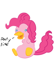 Size: 1343x1900 | Tagged: safe, artist:dualx, pinkie pie, platypus, g4, female, solo, species swap