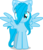 Size: 4318x5004 | Tagged: safe, artist:cutesieart, oc, oc only, oc:snowfrost, pegasus, pony, absurd resolution, bow, simple background, solo, transparent background, vector