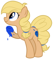 Size: 2488x2753 | Tagged: safe, artist:halabaluu, oc, oc only, oc:hoofpaint, earth pony, pony, high res, solo, vector