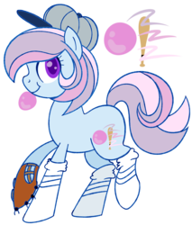 Size: 2560x3000 | Tagged: safe, artist:halabaluu, oc, oc only, oc:bubble batter, earth pony, pony, adoptable, hat, high res, solo