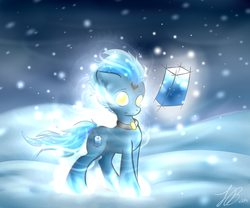 Size: 1024x853 | Tagged: safe, artist:greenknight5700, oc, oc only, oc:ethereal ice, solo