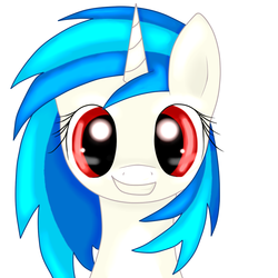 Size: 800x800 | Tagged: safe, artist:novabytes, dj pon-3, vinyl scratch, g4, female, solo